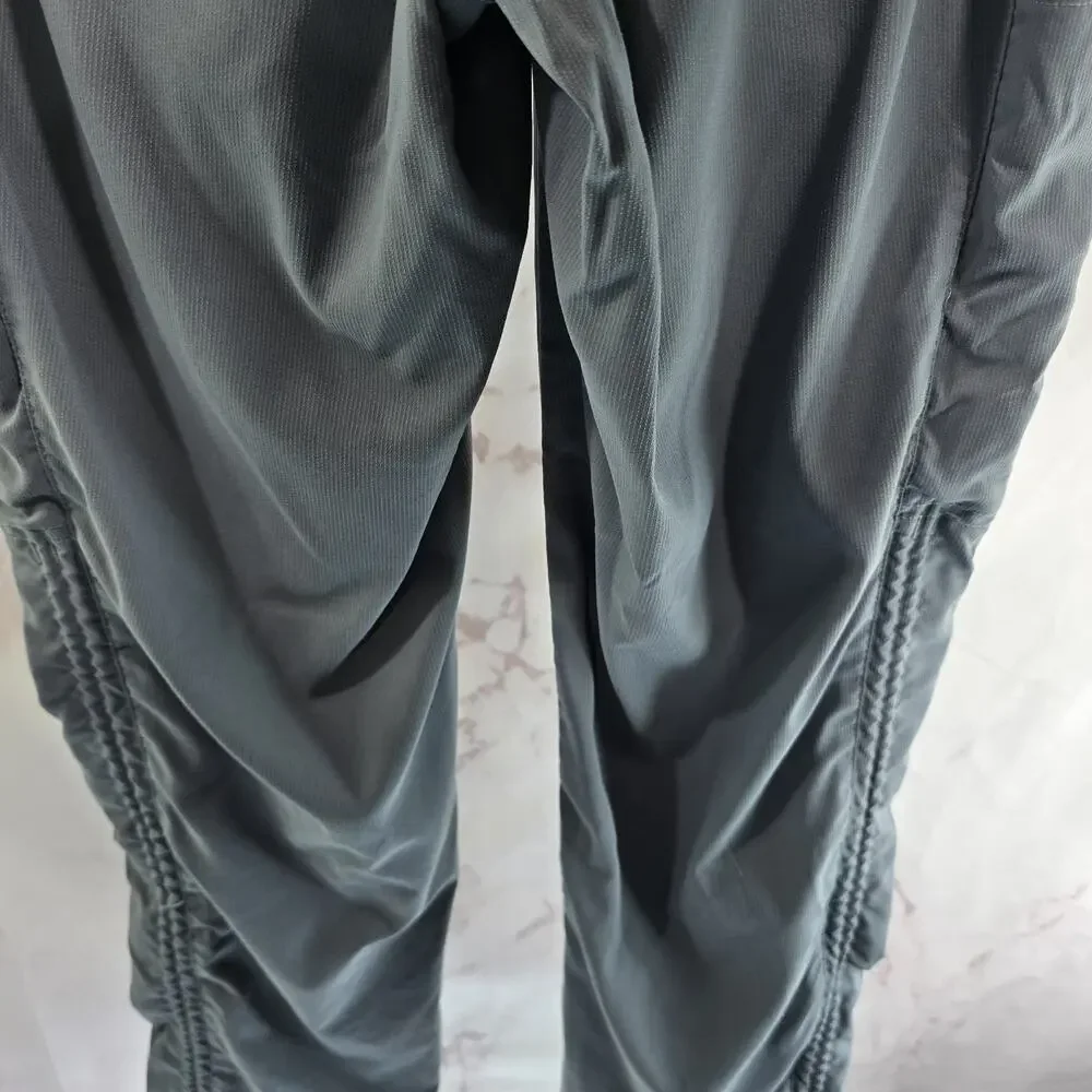 Title Nine Pants Womens 2 Light Blue Straight High Rise Ripstop Clamber Recycled - Picture 7 of 13